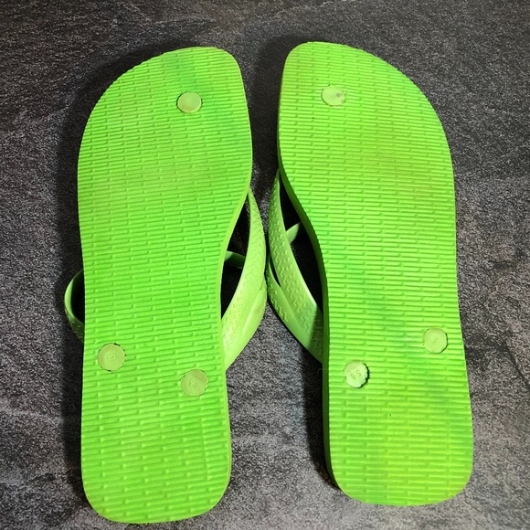 Havaianas Flash Green Pattern Flip Flop 9 - Picture 2 of 8